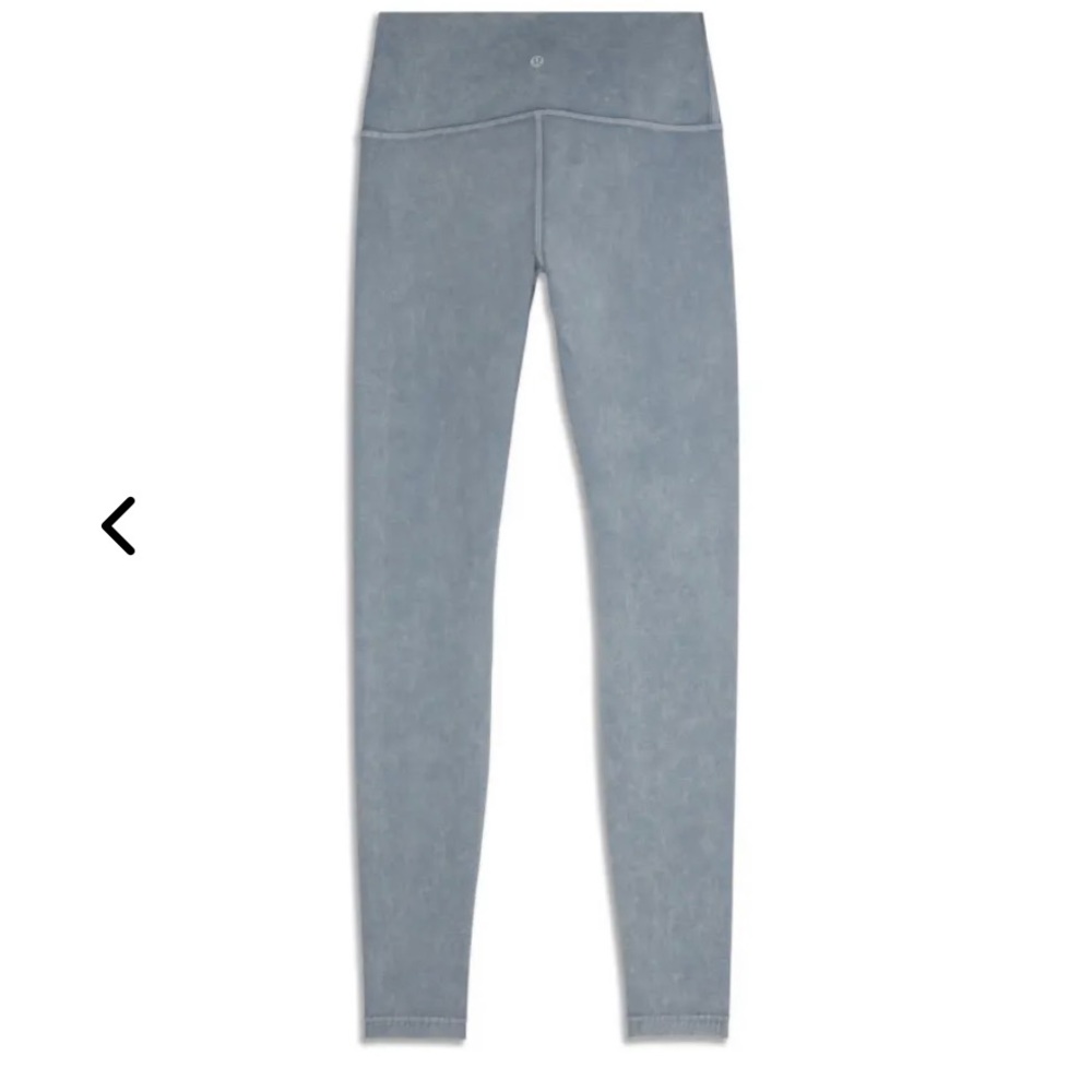 LULULEMON BLUE WASH WUNDER UNDER LEGGING